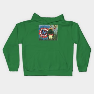 FROG Prince And His Kingdom Painting Kids Hoodie